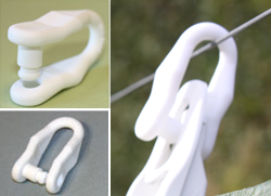 Nylon Schackel med snäpplås. Läs mer på vår hemsida.