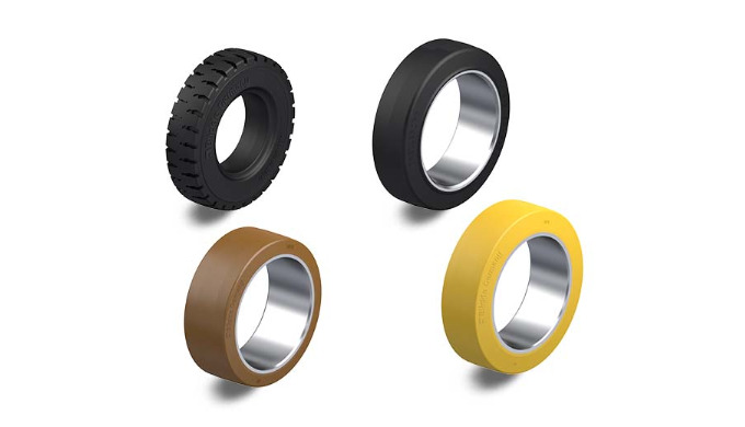 Tyres and press-on bands