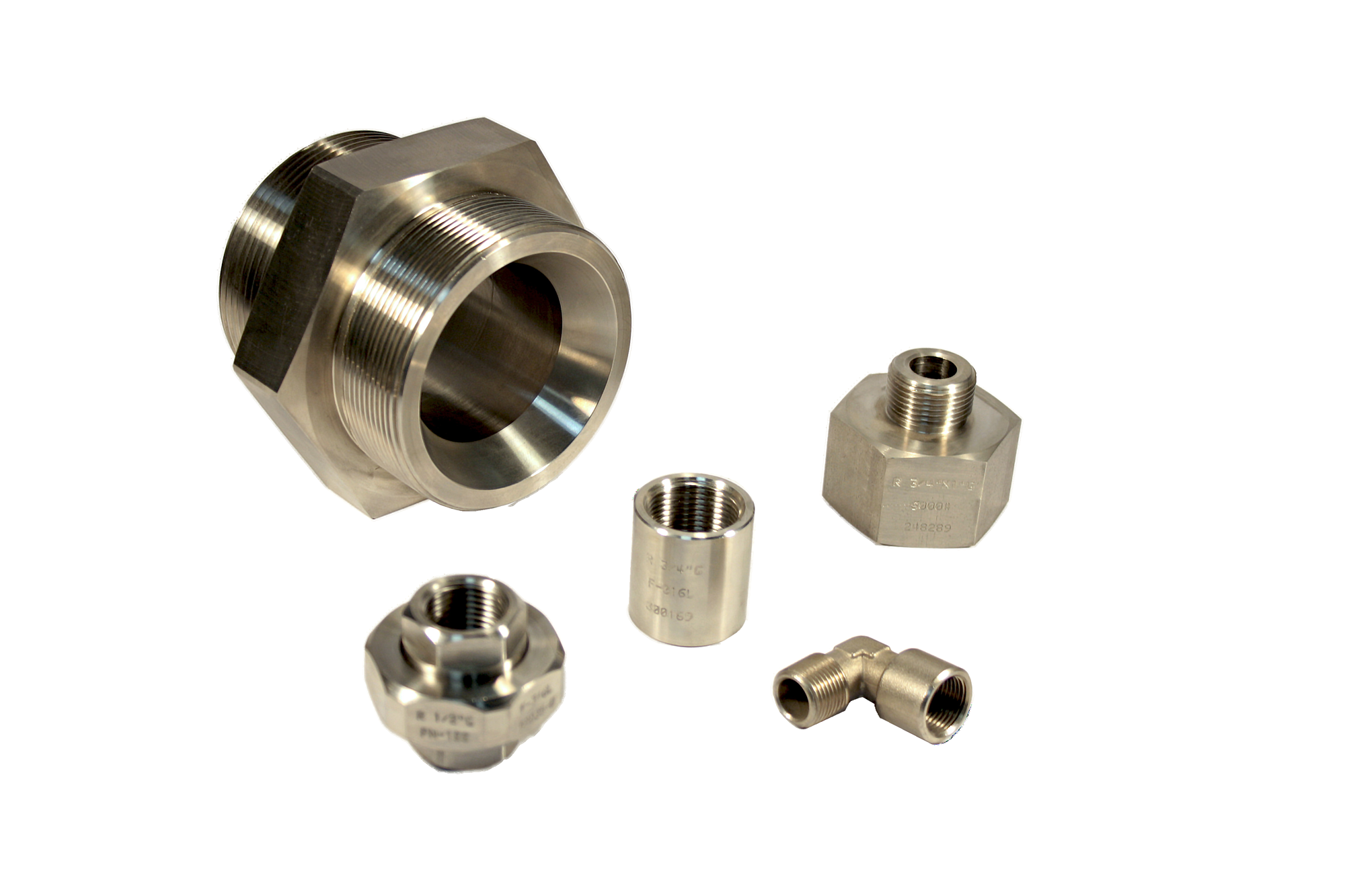 K K Industries supplies a range of Threaded Fittings including elbows, tees, couplings, caps, and un...