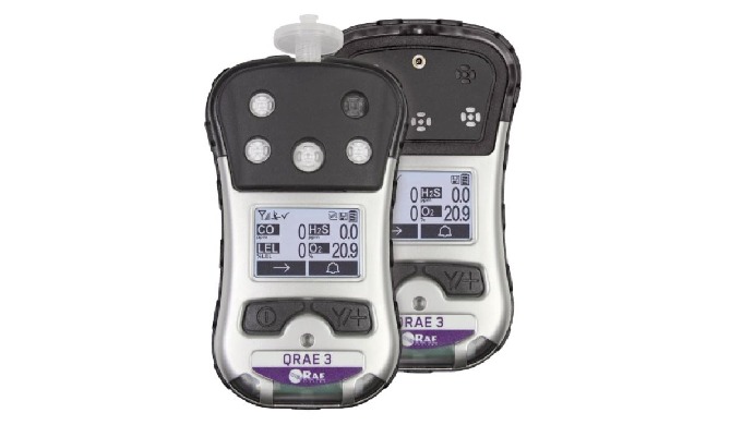 QRAE 3 is a versatile, rugged, one- to four-sensor pumped or diffusion gas monitor that provides con...