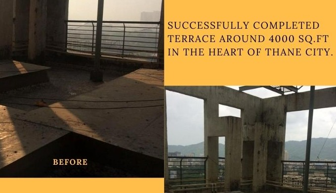 We specialise in terrace waterprofoing services