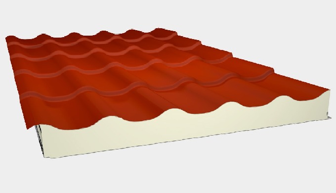 -Les panneaux sandwichs en polyuréthane de couverture tuile sont un excellent moyen pour décorer vos...