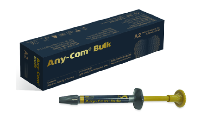 Dental Filling Any-Com Bulk is a light-cured radiopaque, flowable restorative material for both post...