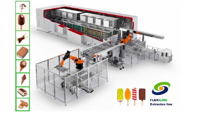 FLEXILINE - LINEA DI ESTRUSIONE PER GELATO 