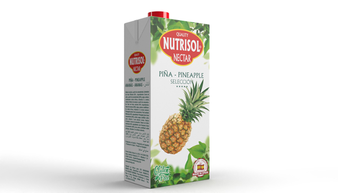 Néctar a partir de concentrado (50%). Brick 1L.