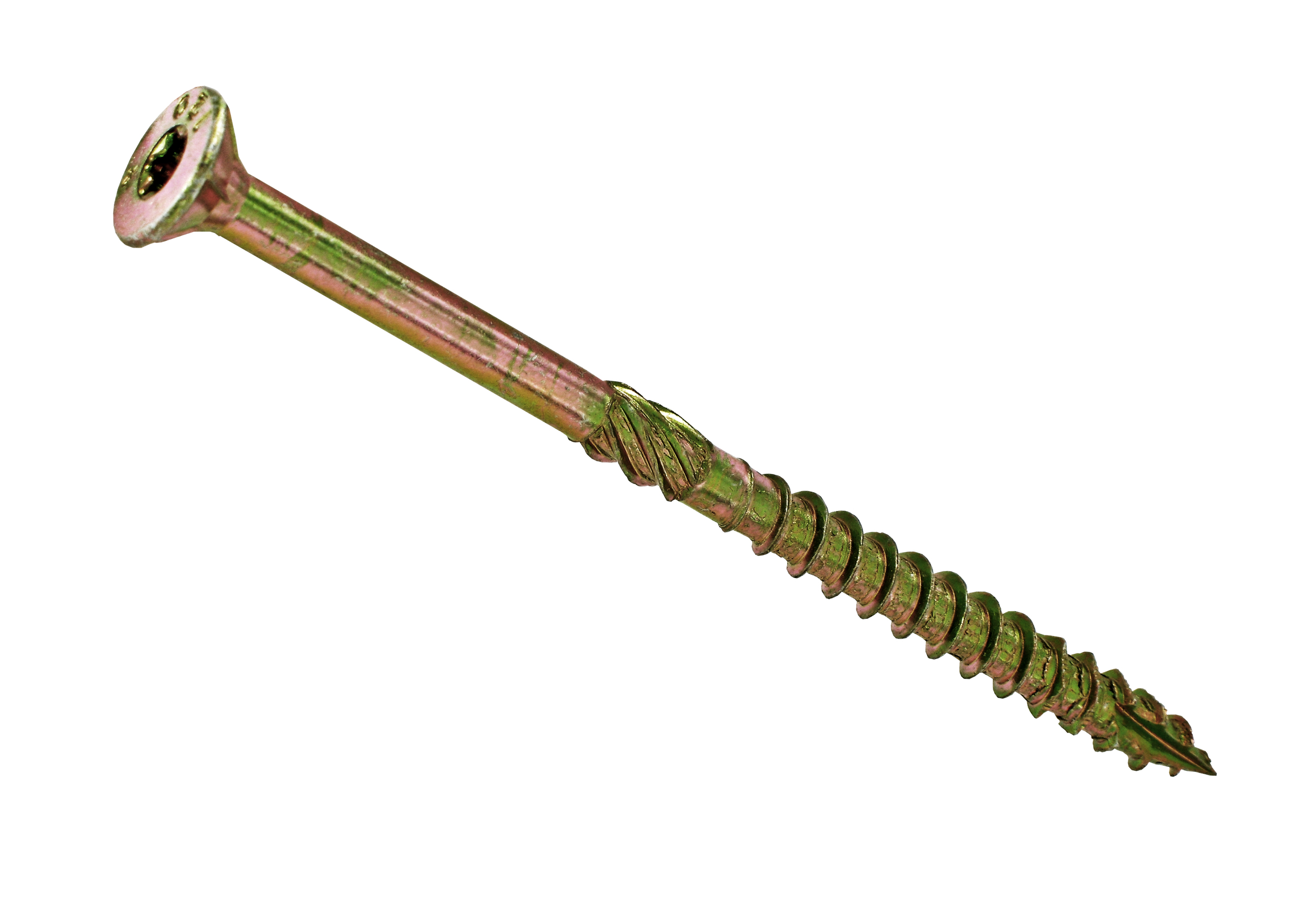 Vis ROCKET CHARPENTE tête fraisée Empreinte Etoile Acier Bichromaté