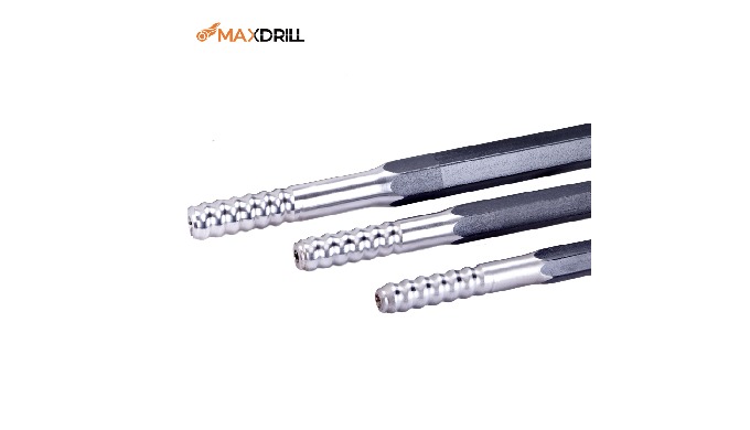 —MAXDRILL Drifting Drill Rod/ Extension Rod Extension rods, there are R22, R25, R28, R32, R38, T38, ...