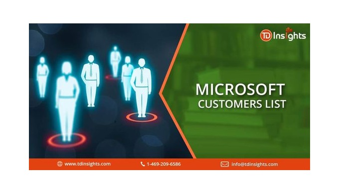 Avail accurate, well-structured, and ready-to-use Microsoft users list to connect with your prospect...