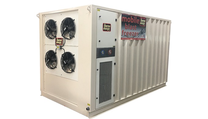 Termodizayn Mobile Blast Freezers are engineered to rapidly lower the core temperature of products t...