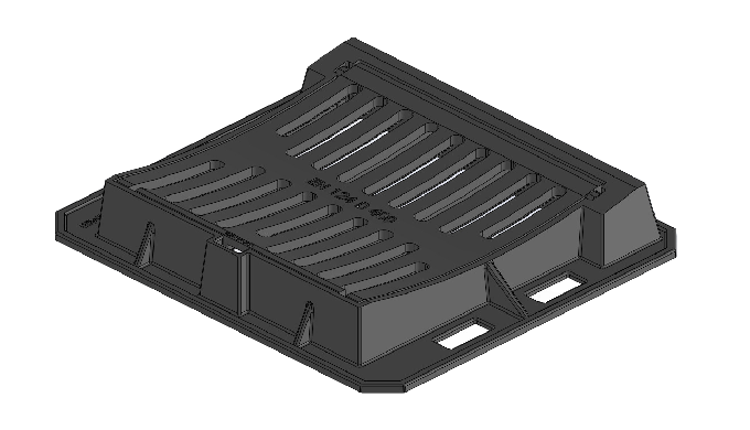 Ductile iron 115° openable hinge Automatic locking