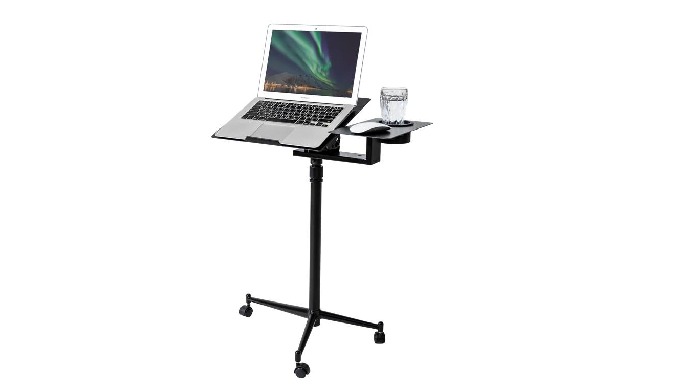 SP901-D laptop desk can hold up to 20 lbs, and desktop dimension 52.5 (w) x 30 (d) cm can fit any la...