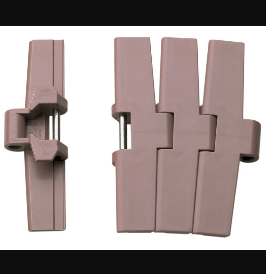 Chaînes en plastique supérieurs à palette Ergot à flexion latérale