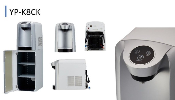 Classy POU with carbonated water - Electronic system : LED touch button / CO2 gas cylinder replaceme...