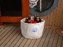 The bucket bag is made form 100% regular recycled cotton fabric.Dyeing available using eco-firendly ...