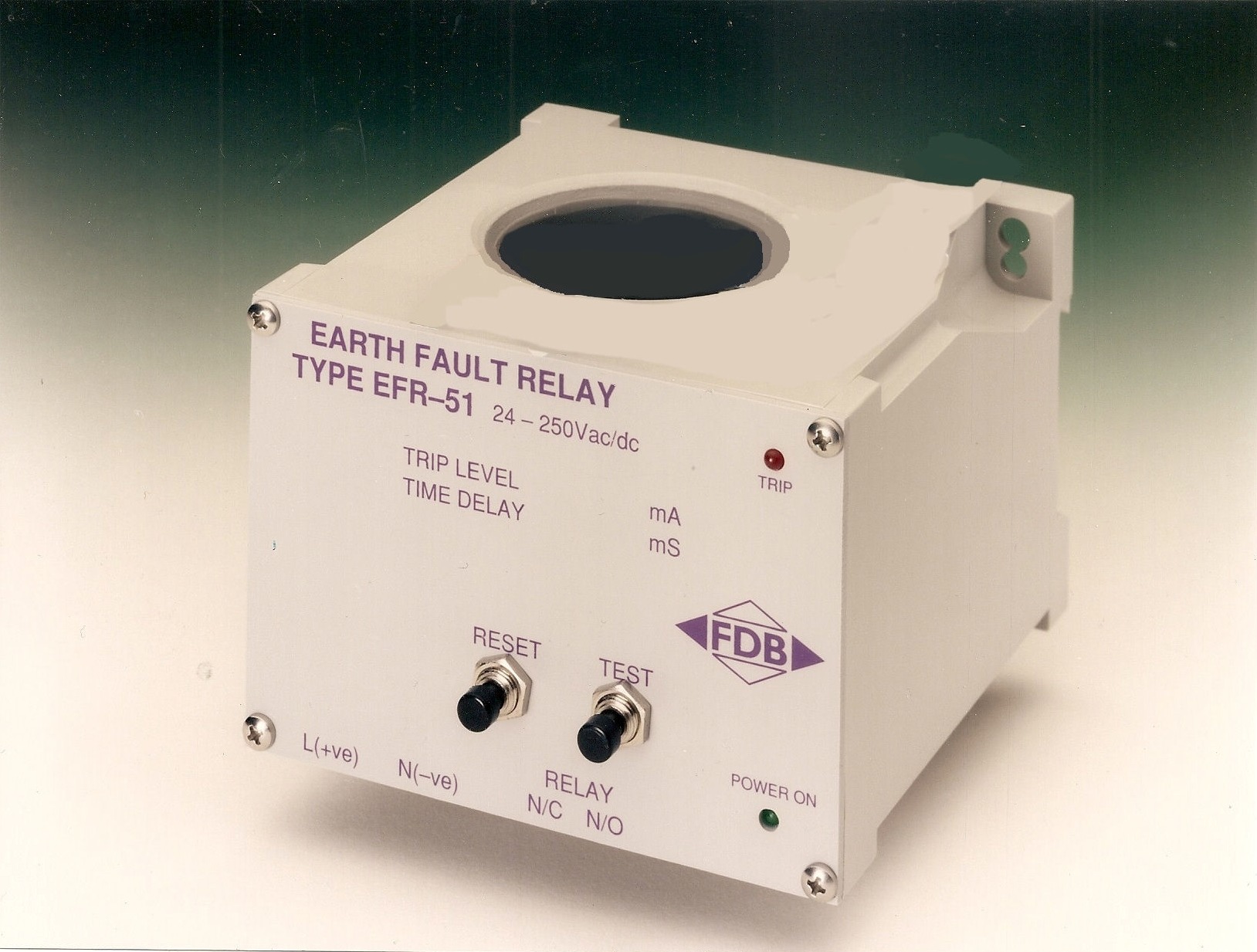 The EFR-4/EFR-5 Earth Leakage Protection Relay from FDB Electrical forms part of their Optima range ...