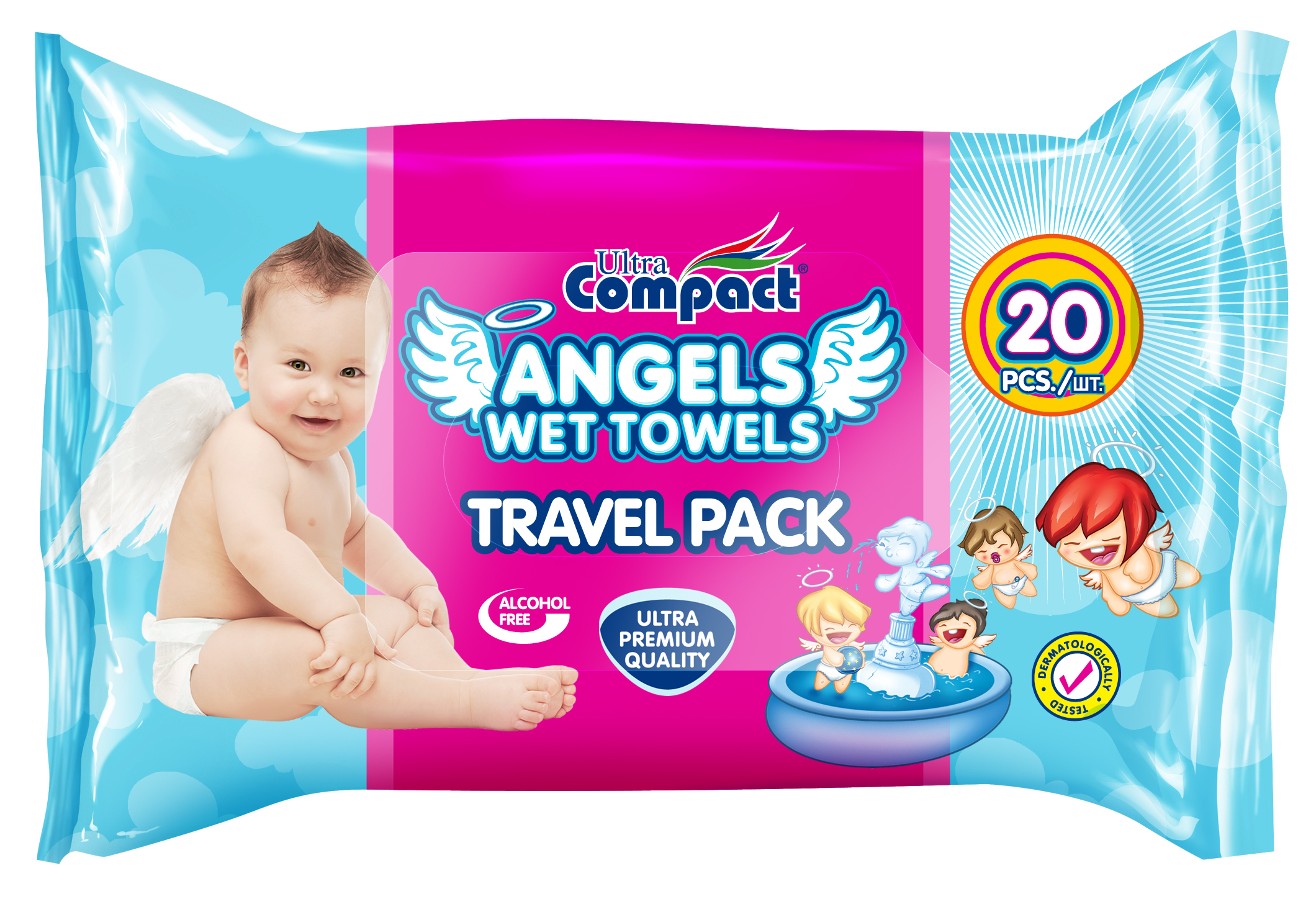 compact wet wipes