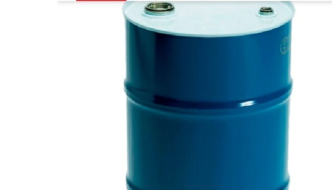 Metal container for liquids.