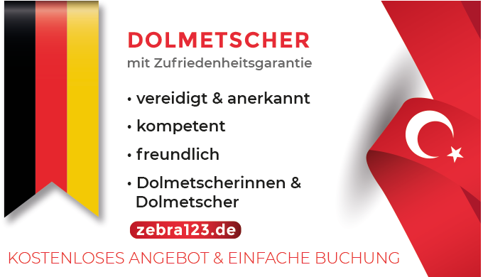 Allgemein beeidigte Dolmetscher für Deutsch - Türkisch Qulifiziert und absolut zuverlässig. Für Priv...
