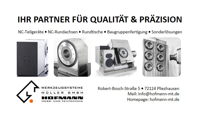 Ob in Maschinen zum Fräsen, Bohren, Schleifen, Erodieren, Gravieren oder für die Laserbearbeitung, o...