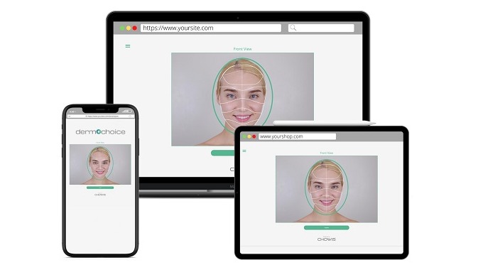 No device needed, web-based solutions Dermochoice Web based skin analysis is powered by AI technolog...