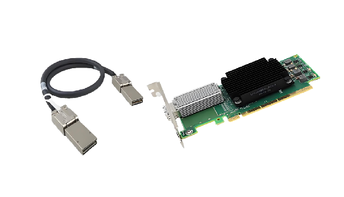PCIe 5.0 /PCIe 6.0 标准EX卡 PCIe 5.0/PCIe 6.0 standard EX card 支持 铜缆传输近距离 Support copper cable transmis...