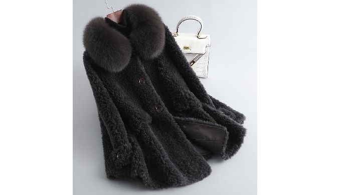 Vogue Winter Women Composite Fur Wool, How Much To Clean A Sheepskin Coat In China