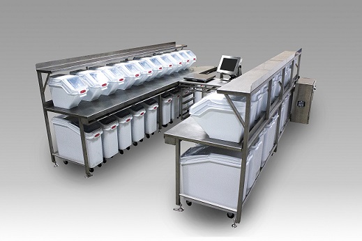 A semi-automatic ingredient batching system for the food industry is often referred to as a Kitchen ...