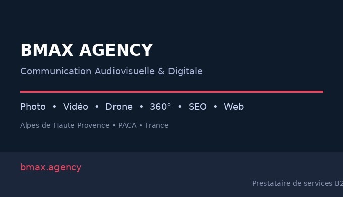 BMAX Agency propose une offre complète de communication audiovisuelle et digitale pour les TPE, PME ...