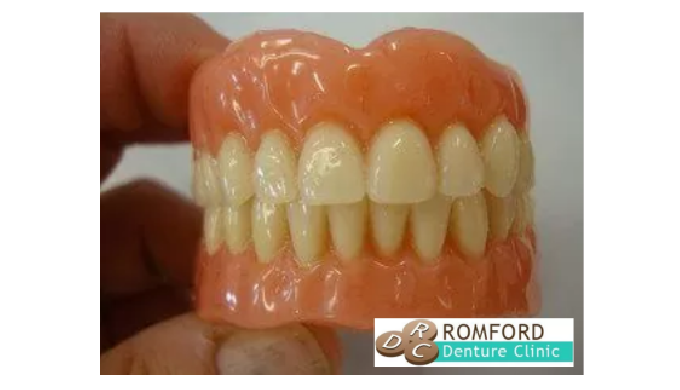 Romford Denture Clinic offers tips for denture care: Clean your dentures twice a day with a toothbru...