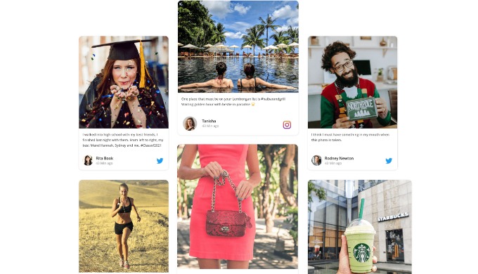 ntegrate a diverse range of content into your Social Wall like visual UGC, customer reviews, On-site...