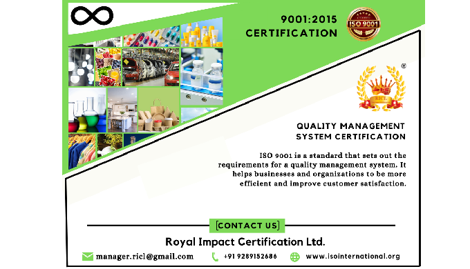 ISO 9001:2015 specifies requirements for a quality management system when an organization: a) needs ...