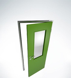 Vnitřní kovové dveře SMART - výroba