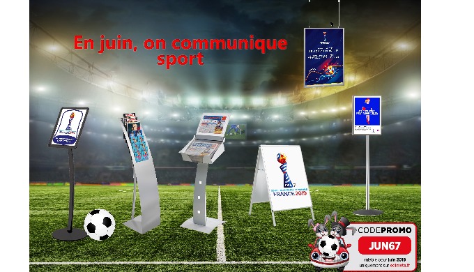    Edimeta soutient l&rsquo;&eacute;quipe de France et communique sport !!