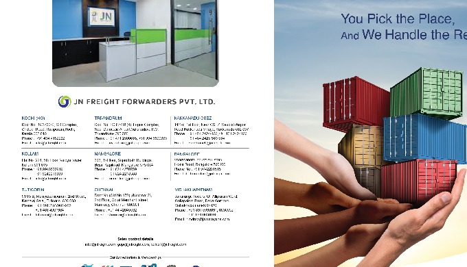 Greetings from JN Freight…! We take this opportunity to introduce JN Freight Forwarders Pvt. Ltd., a...