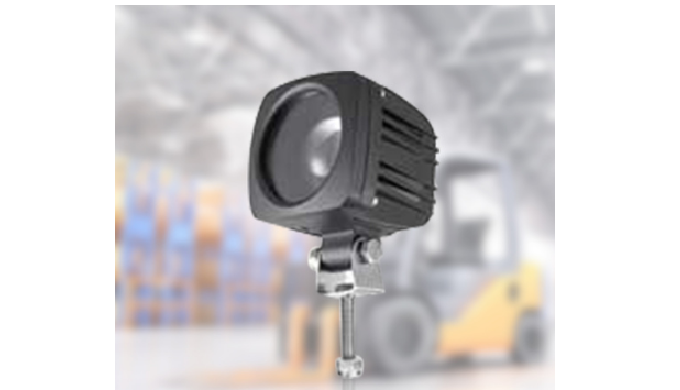 The safety device is an ideal tool to alert pedestrians and other vehicles approaching forklifts bli...