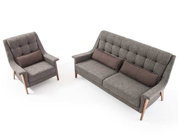 eva sofa _ GRAY (Fablic) This product is a Northern Europe style. The advantage is modern & Luxu...