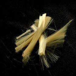 Polyphalt fibers high-tensile strength fiber for asphalt pavements. Millions of Polyphalt fibers dis...