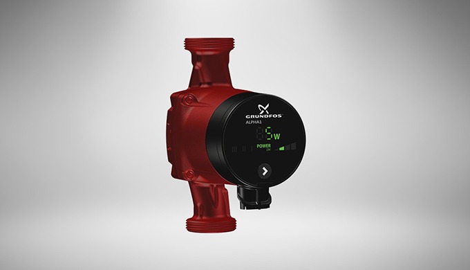 GRUNDFOS ALPHA1 est une gamme complète de circulateurs à régulation de pression différentielle intég...