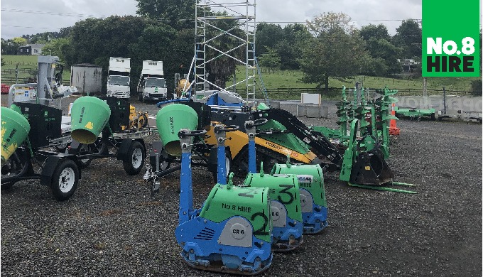 General Equipment hire in South Auckland. Diggers, plate compactors, air compressors, builders tool ...