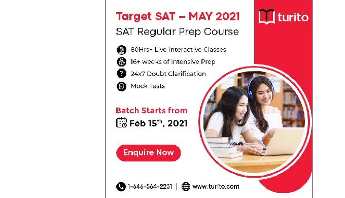 Turito is one of the Finest E-Learning platforms offering online classes for SAT ACT IIT JEE NEET Fo...