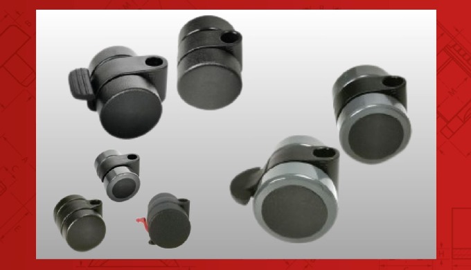 ROULETTES JUMELEES POUR AMEUBLEMENT