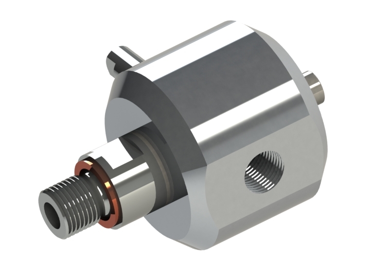 Rotating joint for high pressure and low speed Product characteristics:single inlet/outlet linealumi...