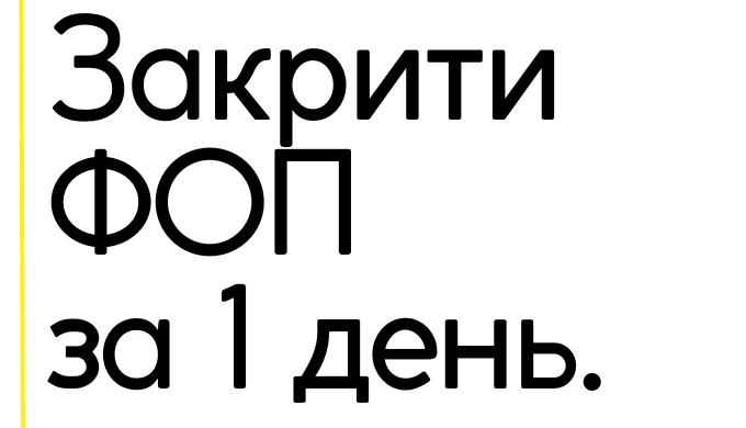 Ліквідація підприємницької діяльності у державному реєстрі, податковій, фондах за 1 день; Здача лікв...