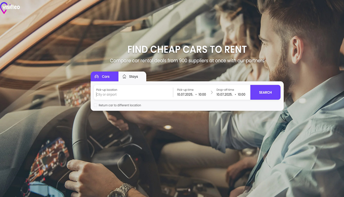 Visitteo: Il nuovo sito tutto-in-uno per confrontare i prezzi del noleggio auto
