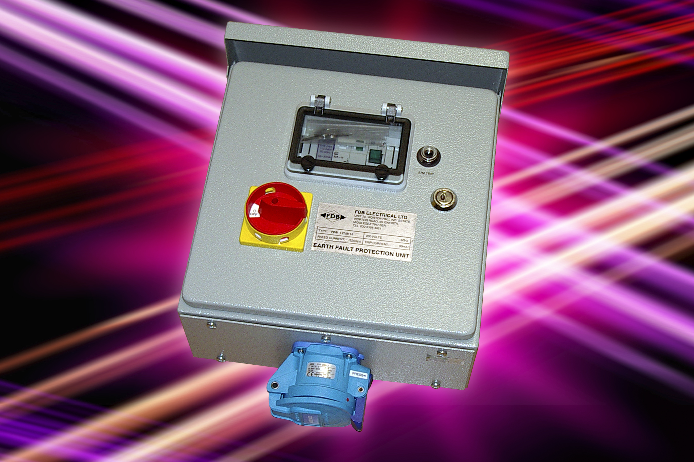 The FDB12 series of IP65 housed single phase earth leakage protection units from FDB Electrical are ...