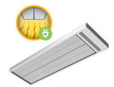 WARMS LIKE THE SUN A flexible electric radiant panel which can be mounted from 2-40m. Can be used fr...