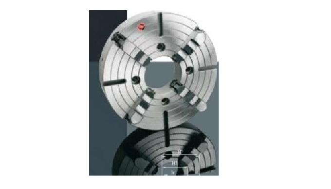 INDEPENDENT CHUCKS: 4 JAW CYLINDRICAL MOUNTING - Independent chucks are made of cast iron from Ø 80 ...