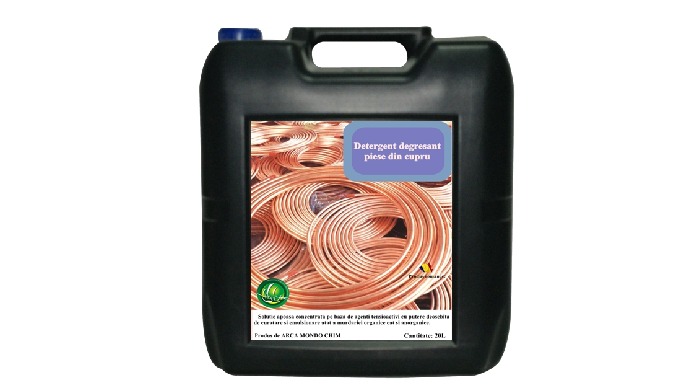 Detergent degresant piese din cupru - o solutie apoasa concentrata pe baza de agenti tensioactivi cu...