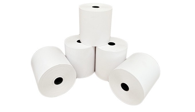 80mm x 80mm thermal paper roll is the most popular size in the worldwide market. It is compatible wi...
