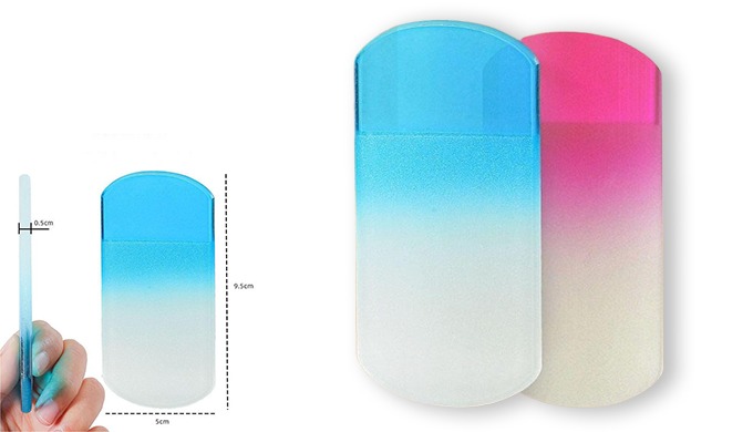 This is foot file. Its sleek gradient design adds a touch of style to your routine. Reusable, washab...
